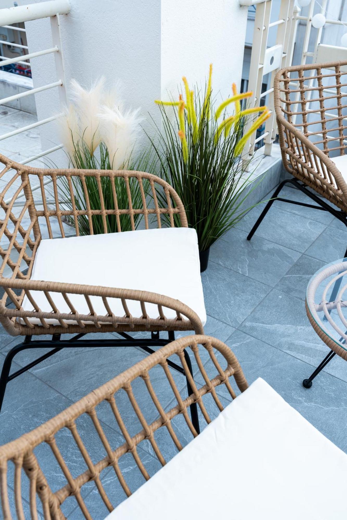 Pomegranate Luxury Penthouse Maisonette With Beautiful Terrace & Free Parking By Binobi ! Thessaloniki Exterior photo